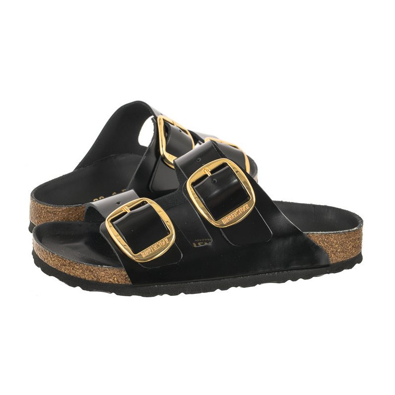Birkenstock Arizona Big Buckle High-Shine Black 1021476 (BK239-a) Sieviešu apavi/Flip Flops