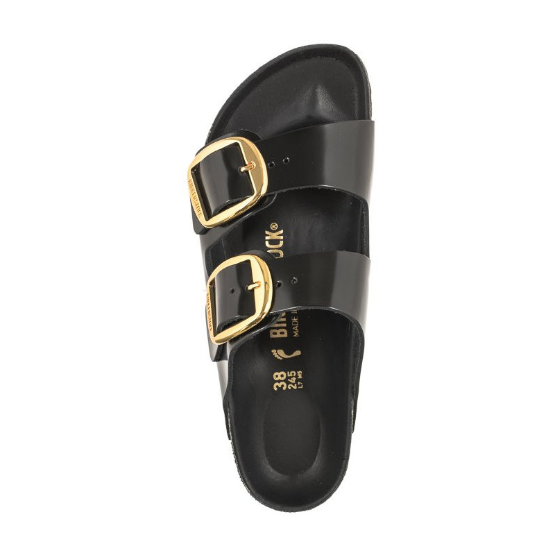 Birkenstock Arizona Big Buckle High-Shine Black 1021476 (BK239-a) Sieviešu apavi/Flip Flops
