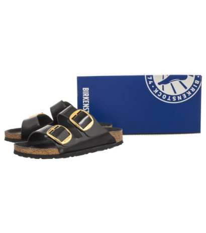 Birkenstock Arizona Big Buckle High-Shine Black 1021476 (BK239-a) Sieviešu apavi/Flip Flops
