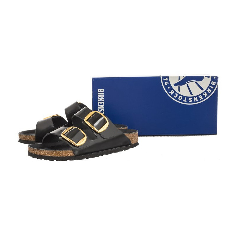 Birkenstock Arizona Big Buckle High-Shine Black 1021476 (BK239-a) Moteriški batai/šlepetės