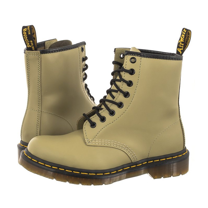 Dr. Martens 1460 Pale Olive Smooth 30552358 (DR62-a) batai