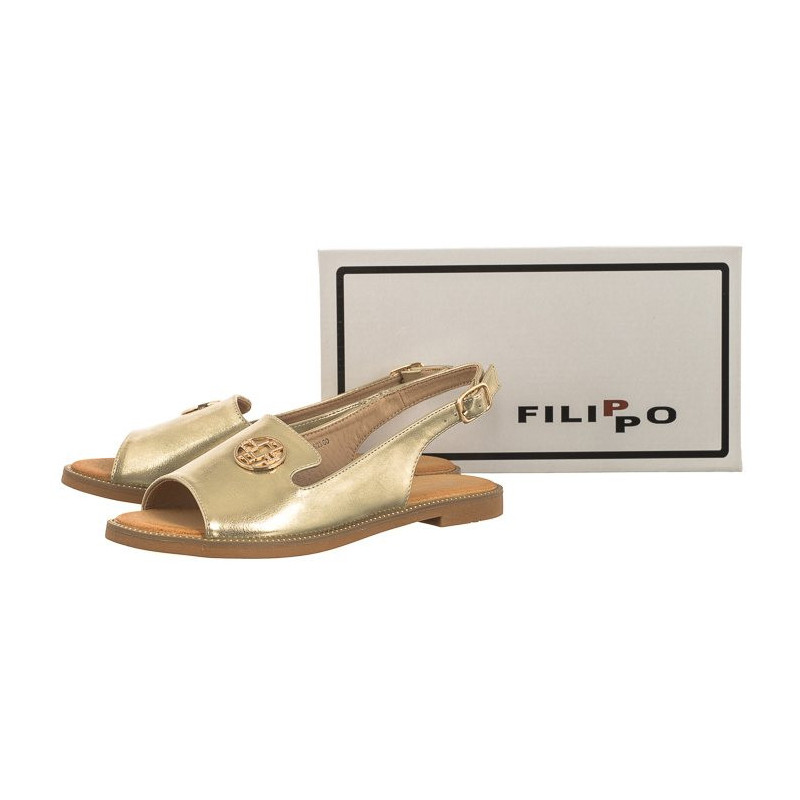 Filippo Złote DS3666/25 GO (FO48-a) sandals