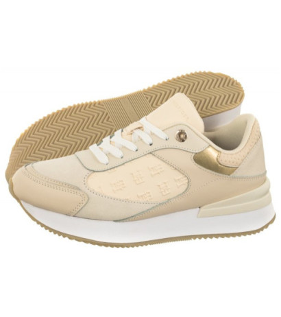 Tommy Hilfiger Elevated Embossed Runner Gold Sugarcane FW0FW07384 AA8 (TH837-a) sporta apavi