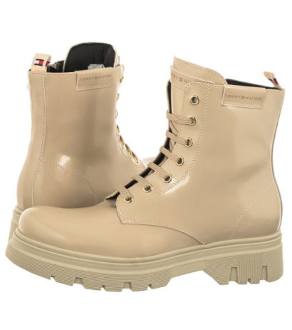 Tommy Hilfiger Lace-Up Bootie T4A5-33039-1453 500 Beige (TH846-a) kurpes