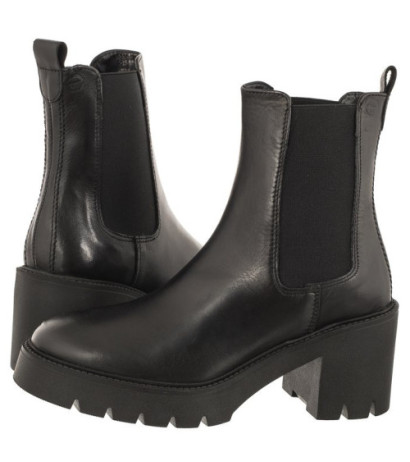 Tamaris Czarne 1-25469-41 003 Black Leather (TM452-a) batai