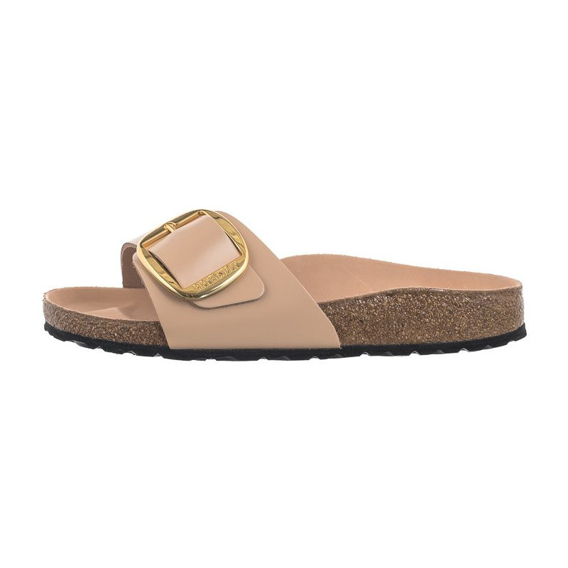 Birkenstock Madrid Big Buckle High-Shine New Beige 1026496 (BK238-b) Moteriški batai/šlepetės