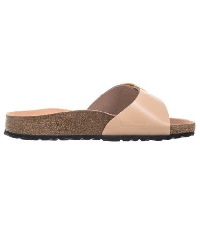 Birkenstock Madrid Big Buckle High-Shine New Beige 1026496 (BK238-b) Moteriški batai/šlepetės
