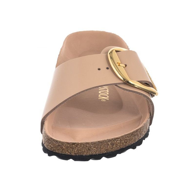 Birkenstock Madrid Big Buckle High-Shine New Beige 1026496 (BK238-b) Sieviešu apavi/Flip Flops