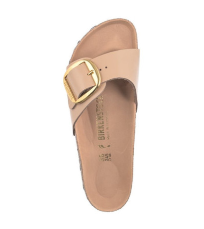 Birkenstock Madrid Big Buckle High-Shine New Beige 1026496 (BK238-b) Sieviešu apavi/Flip Flops