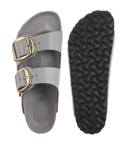Birkenstock Arizona Big Buckle High-Shine Stone Coin 1029391 (BK239-d) Moteriški batai/šlepetės
