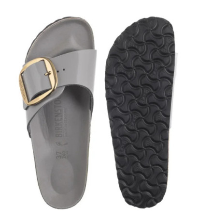 Birkenstock Madrid Big Buckle High-Shine Stone Coin 1029534 (BK238-e) Women's Shoes/Flip Flops