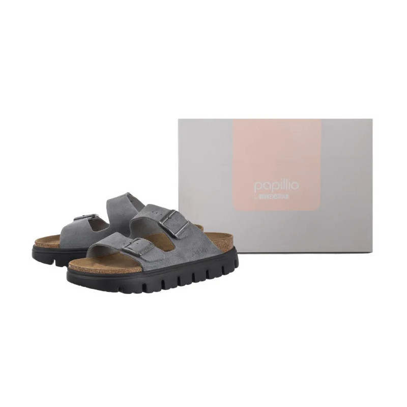 Papillio Arizona Pap Chunky Basalt Grey/Black 1029150 (PP8-h) Sieviešu apavi/Flip Flops