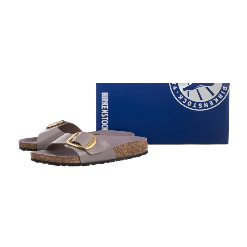 Birkenstock Madrid Big Buckle High-Shine Faded Purple 1029843 (BK238-f) Sieviešu apavi/Flip Flops