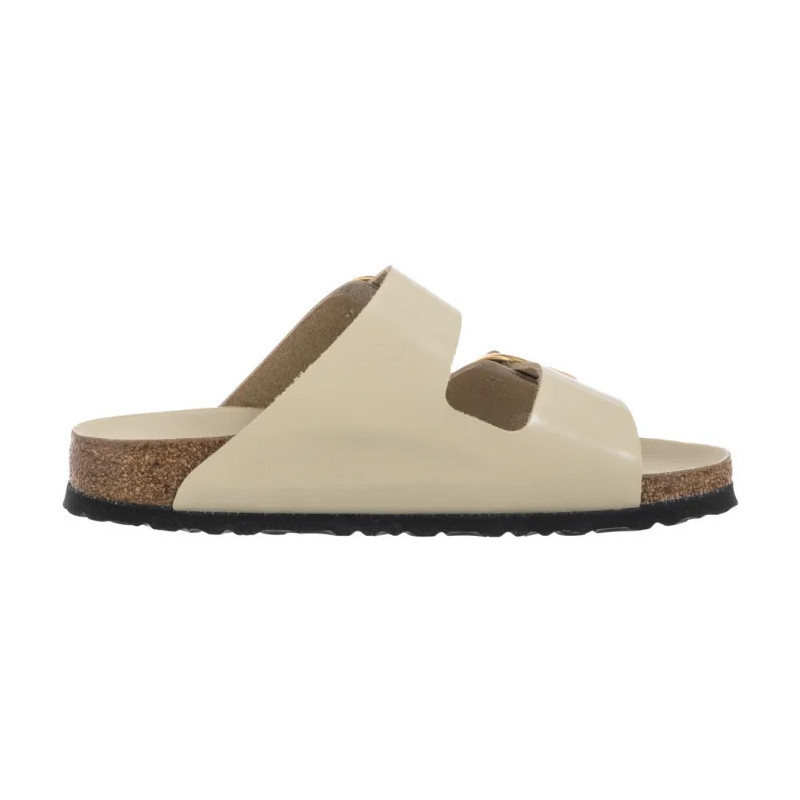 Birkenstock Arizona Big Buckle High-Shine Ecru 1026128 (BK239-g) Naiste kingad/klappide klapid