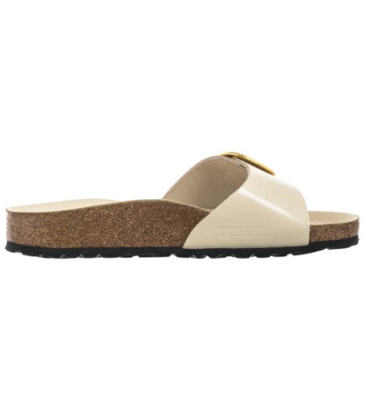 Birkenstock Madrid Big Buckle High-Shine Ecru 1025298 (BK238-g) Sieviešu apavi/Flip Flops