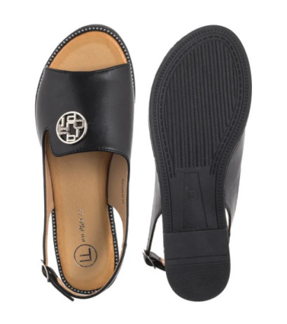 Filippo Czarne DS3666/25 BK (FO48-b) sandales