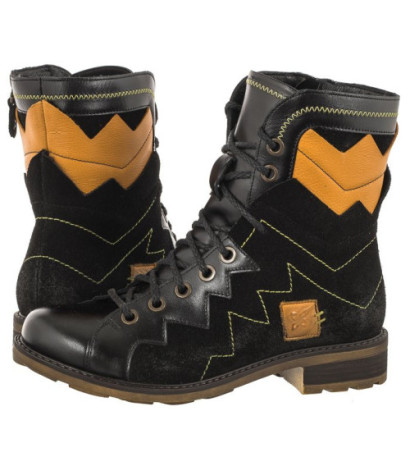 Maciejka Czarne/Żółte 06106-01/00-7 (MA1111-a) kingad