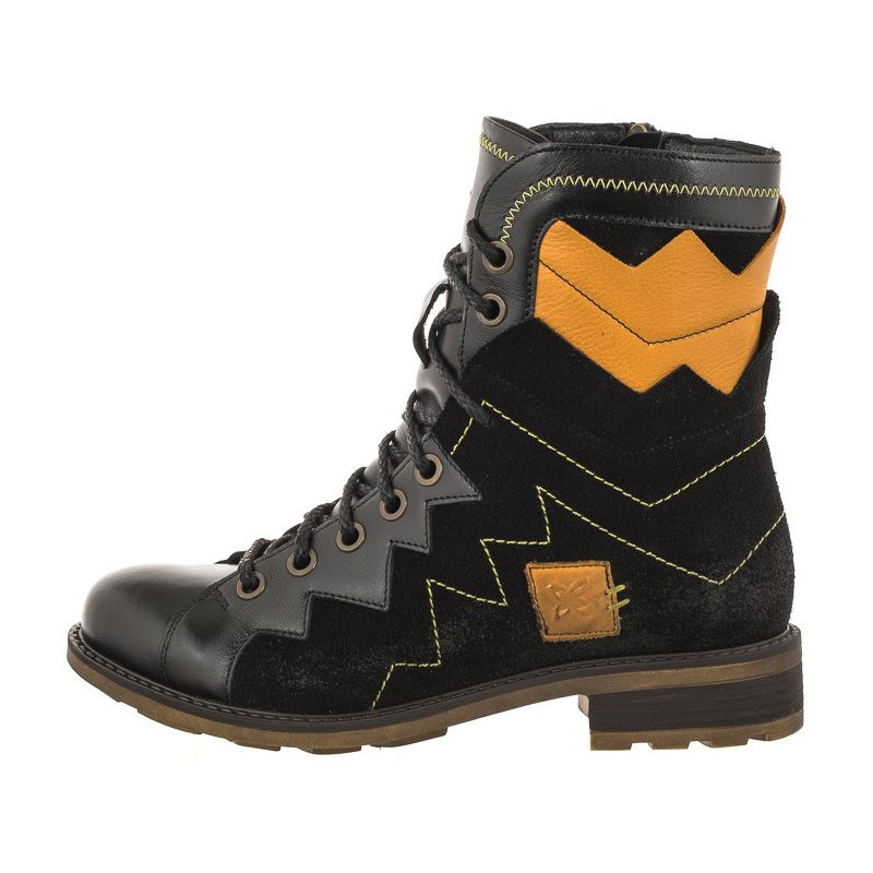 Maciejka Czarne/Żółte 06106-01/00-7 (MA1111-a) batai