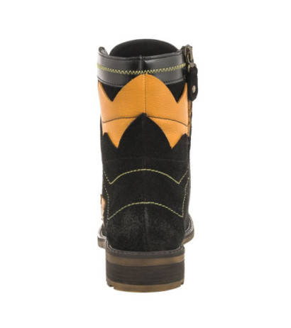 Maciejka Czarne/Żółte 06106-01/00-7 (MA1111-a) kurpes