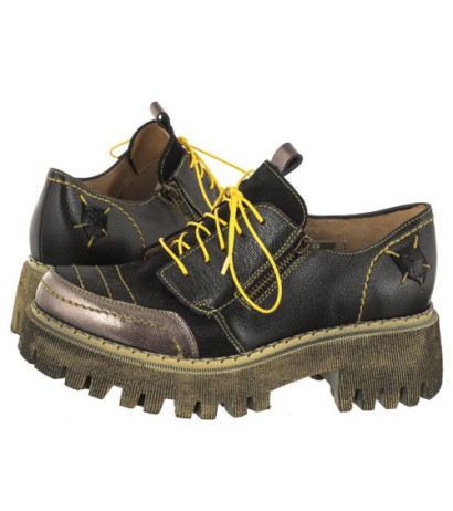 Maciejka Czarne/Żółte 06177-01/00-5 (MA1119-a) shoes