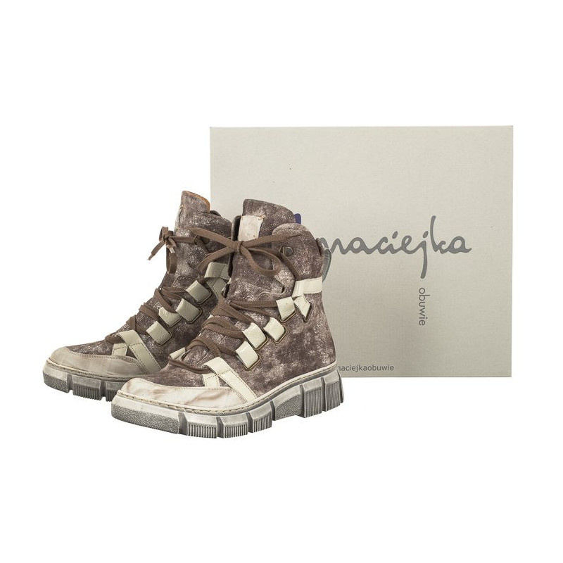 Maciejka Beżowe 06158-04/00-7 (MA1120-a) kurpes