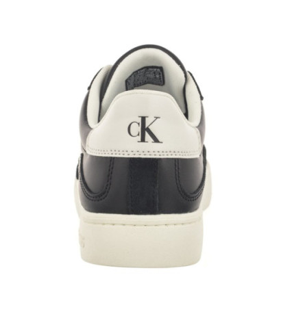 Calvin Klein Classic Cupsole Laceup Mix Lth Black/Bright White/Silver YW0YW01057 BEH (CK353-a) sporta apavi