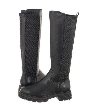 Tamaris Czarne 1-25604-41 001 Black  (TM469-a) boots
