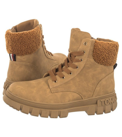 Tommy Hilfiger Lace-Up Bootie T3A5-33053-1628 582 Cognac (TH869-a) zābaki