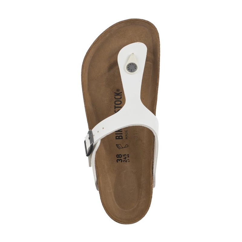 Birkenstock Gizeh Bs White 0745531 (BK242-b) apavi