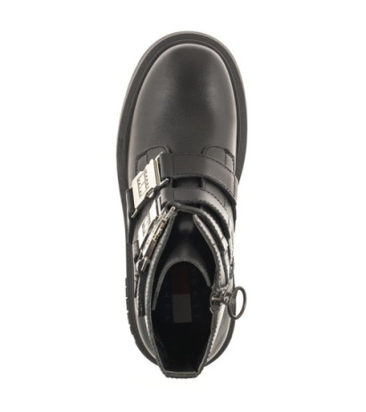Tommy Hilfiger Tjw Chunky Boot Hardware Black EN0EN02443 BDS (TH887-a) kurpes