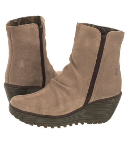 FLY London Yopq461FLY Oil Sude Taupe/Expresso P501461003 (FL396-a) zābaki