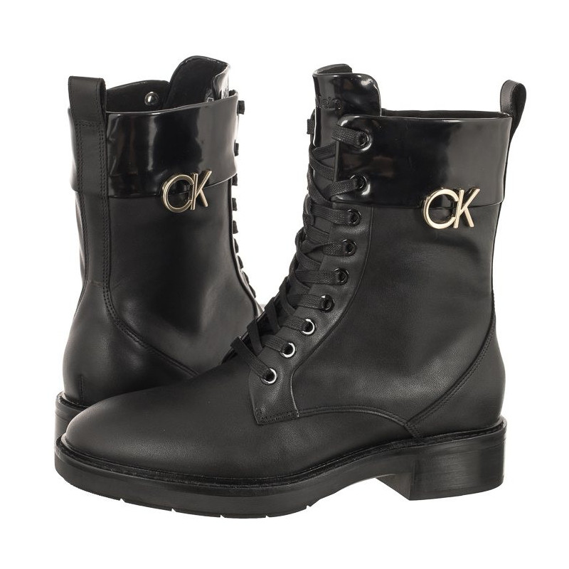 Calvin Klein Rubber Sole Combat Boot W HW0HW01717 (CK370-a) batai