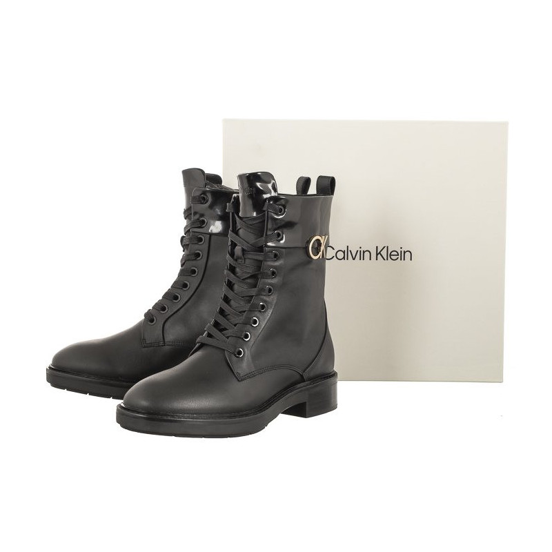 Calvin Klein Rubber Sole Combat Boot W HW0HW01717 (CK370-a) kurpes