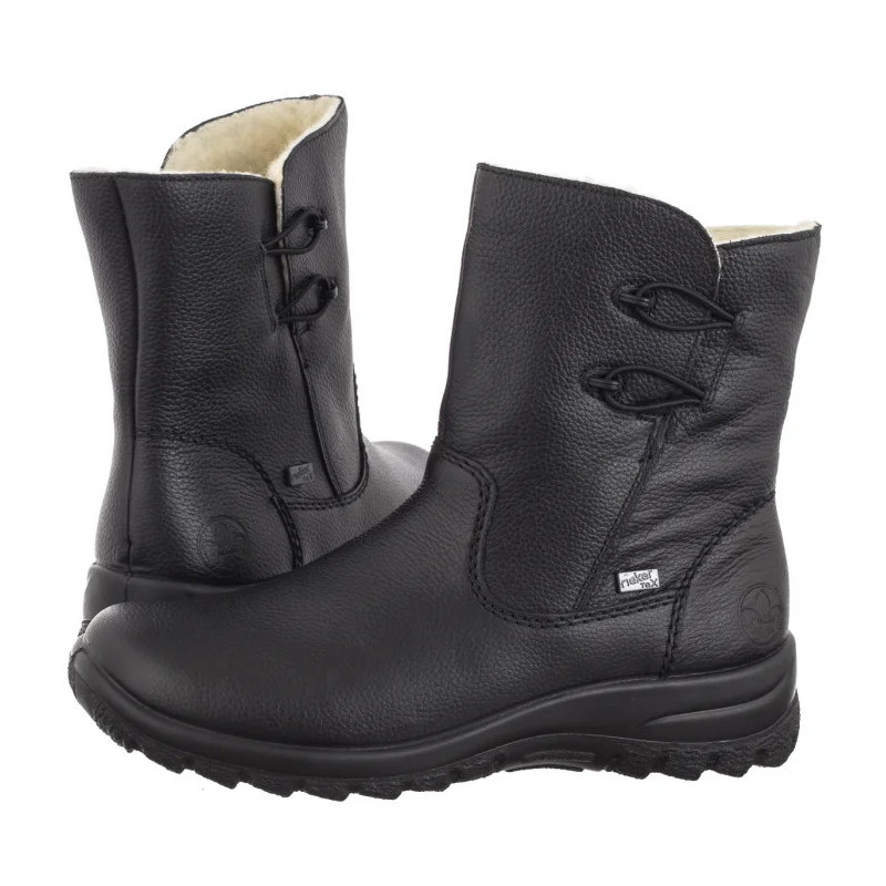 Rieker Czarne Z7172-00 Black (RI139-b) kurpes