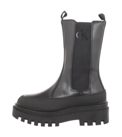 Calvin Klein Flatform Chelsea Boot Lth Wn Triple Black YW0YW01111 0GT (CK386-a) kurpes