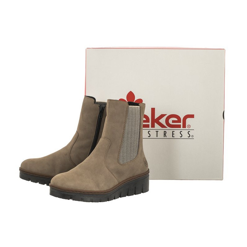 Rieker Beżowe X9180-64 Beige (RI144-a) batai