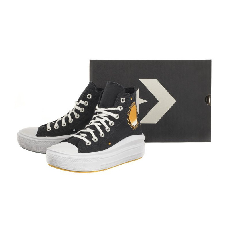 Converse CTAS Move Hi Black/Thriftshop Yellow A02896C (CO641-a) kurpes
