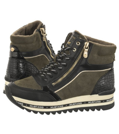 Mustang Zielone 1376-504-770 (MU526-a) shoes