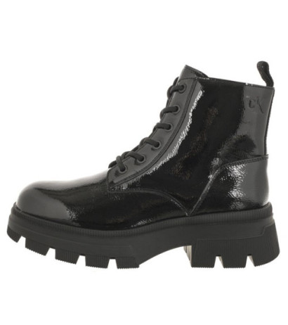 Calvin Klein Chunky Combat Laceup Boot Wn Triple Black YW0YW01265 0GT (CK397-a) kurpes