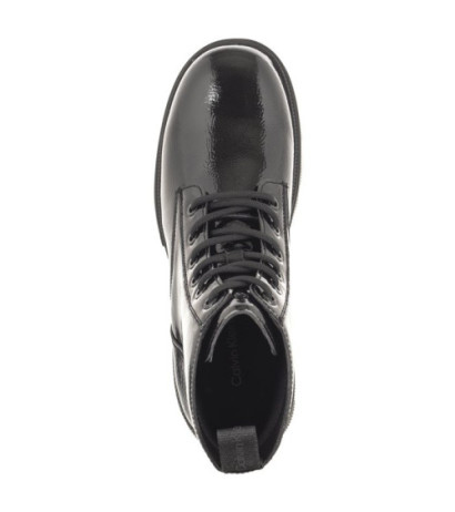 Calvin Klein Chunky Combat Laceup Boot Wn Triple Black YW0YW01265 0GT (CK397-a) kurpes