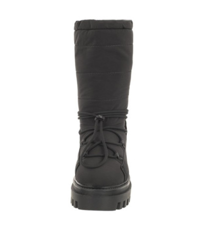 Calvin Klein Flatform Snow Boot Nylon Wn Triple Black YW0YW01146 0GT (CK399-a) zābaki