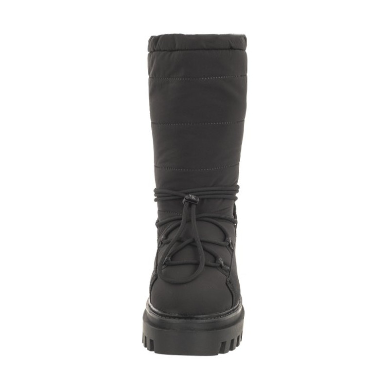 Calvin Klein Flatform Snow Boot Nylon Wn Triple Black YW0YW01146 0GT (CK399-a) zābaki