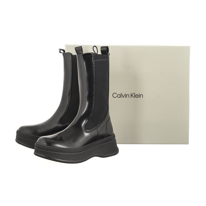 Calvin Klein Pitched Chelsea Boot Ck Black HW0HW01686 BEH (CK400-a) kurpes