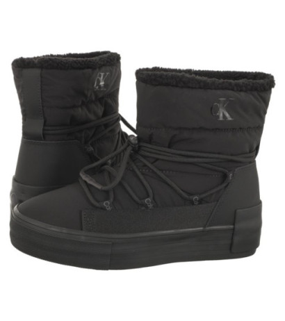 Calvin Klein Bold Vulc Flatf Snow Boot Wn Triple Black YW0YW01181 0GT (CK402-a) kingad