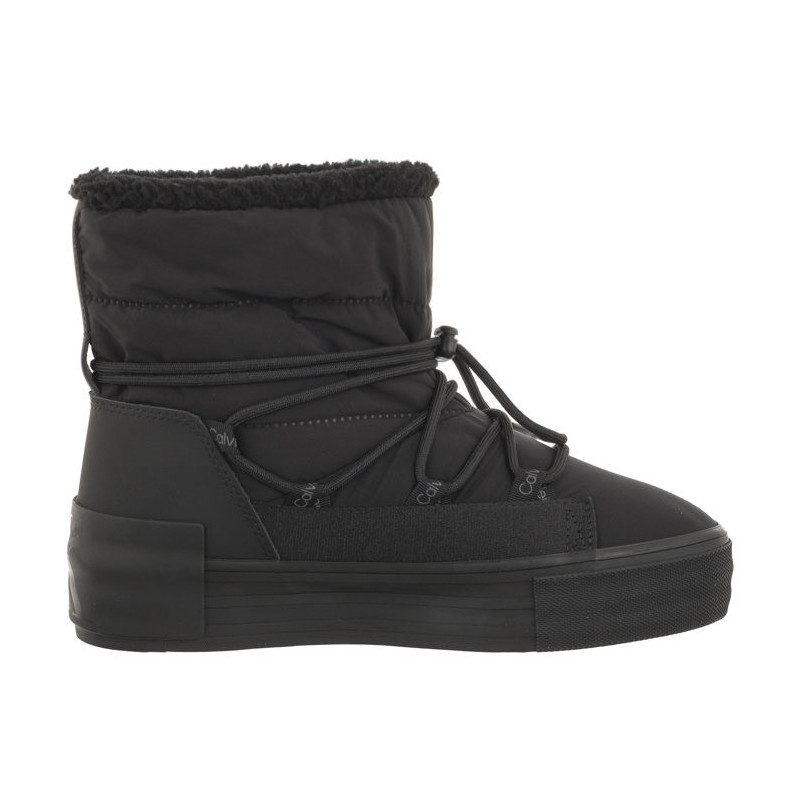 Calvin Klein Bold Vulc Flatf Snow Boot Wn Triple Black YW0YW01181 0GT (CK402-a) batai
