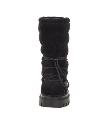Calvin Klein Flatform Snow Boot Sherpa Wn Triple Black YW0YW01195 0GT (CK410-a) zābaki