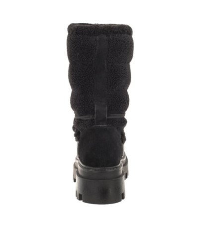 Calvin Klein Flatform Snow Boot Sherpa Wn Triple Black YW0YW01195 0GT (CK410-a) zābaki