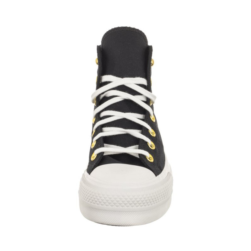 Converse CTAS Lift Hi Black/White/Gold A05453C (CO647-a) apavi