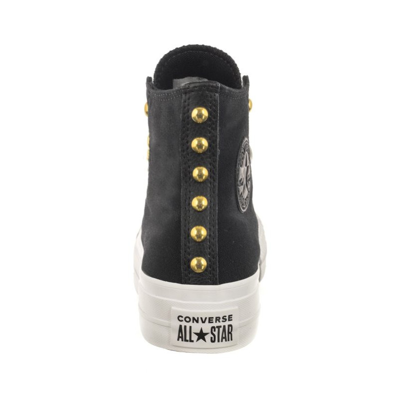 Converse CTAS Lift Hi Black/White/Gold A05453C (CO647-a) apavi