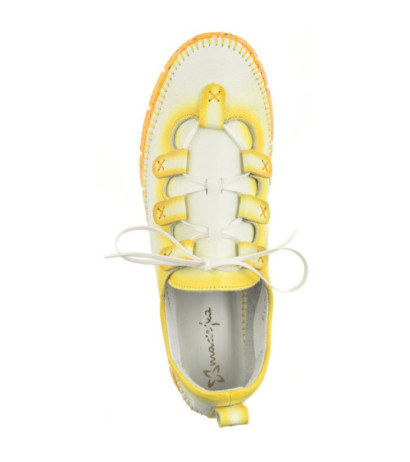 Maciejka Biały+Żółty 06385-07/00-1 (MA1160-b) batai